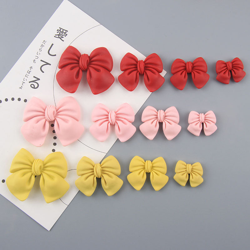 Wholesale Color Bow Resin Cream Glue Phone Case